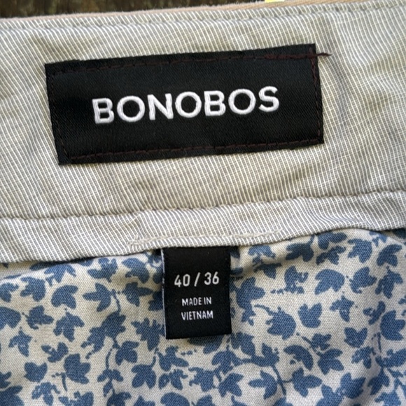 Bonobos The Chino 2.0 slim fit khaki pants, size 40 x 36 - Picture 8 of 9